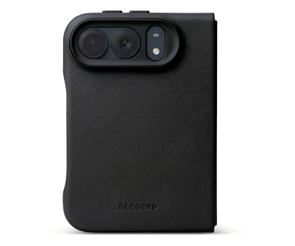 Etui ochronne do smartfonów Decoded Leather Backcover do iPhone Duo Black